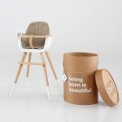 Chaise haute Micuna Ovo One Luxe + Revêtement Beige