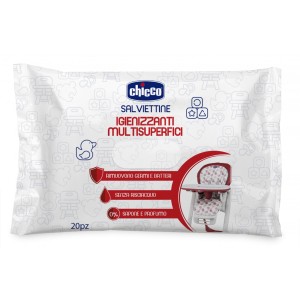 Lingettes désinfectantes multi-surfaces Chicco 20 pièces
