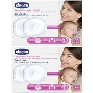 Coussinets de protection mammaire Chicco Gobelets absorbants antibactériens 2 x 60 (120 pcs.)