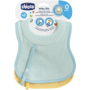 Chicco 16300200000 Bavoir D'allaitement/succion X 2