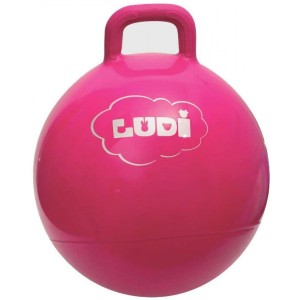 Ludi Ballon Sauteur Rose 45 Cm