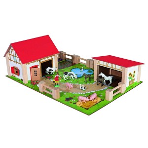 Smoby Eichhorn Ferme En Bois Accessoires Inclus