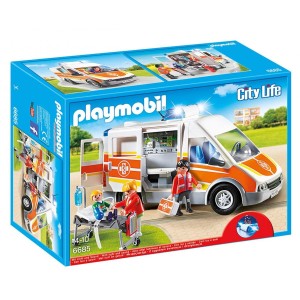 Playmobil - 6685 - Ambulance avec gyrophare et sirène