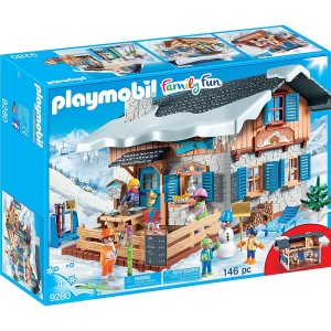 Playmobil Chalet Skieurs