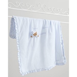Housse en jersey pour landau Nanan bleu clair