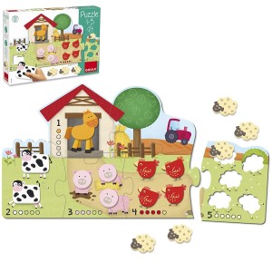 Goula 53438 Puzzle 5 En 1