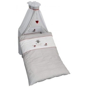 Ensemble textile Roba pour lit bébé Adam & Eule 4 pièces