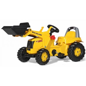 Rolly Toys Tracteur à pédales New Holland Construction lader 