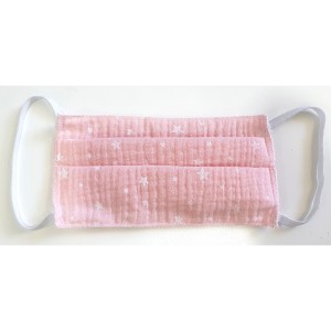 Masque drapeau Picci pour enfants rose / étoile