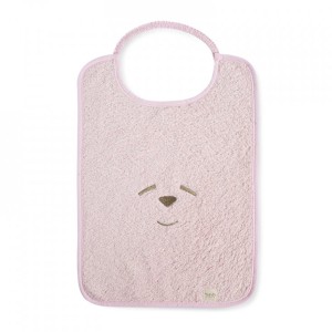 Bavoir rose Nanan pour bébé