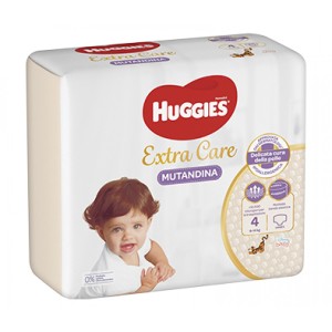 Bipack Couches Huggies Extra Care Panty 9-14 Kg Taille 4 (44pcs)