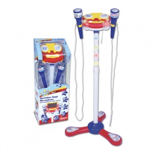 Double Bontempi Stage Microphone Toy Band Star