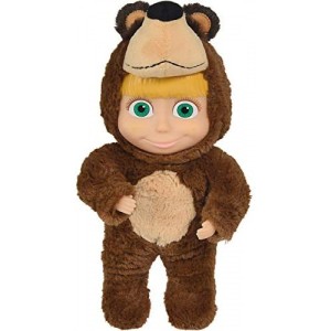 Poupée Masha Simba avec costume d'ours 25 cm