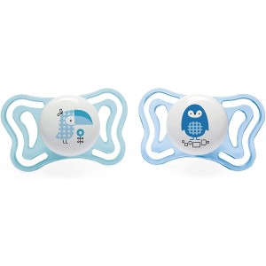 Sucette Chicco Physio Forma Light Silicone Bleu Clair 2-6 m