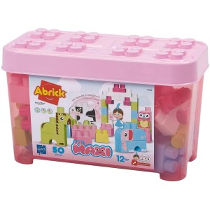 Constructions Ecoiffier Abrick Maxi Box avec 50 briques