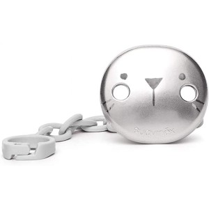 Attache-tétine Suavinex Hygge Argent Métallique
