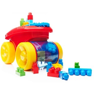 Jeu de construction Mega Bloks First Builders Wagon ramasseur de blocs