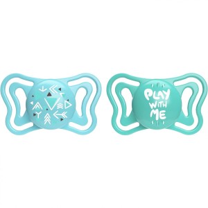 Sucette Chicco Physio Forma Light Transparent Silicone Bleu 16-36 m