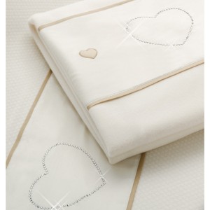 Parure de lit Erbesi White Hearts