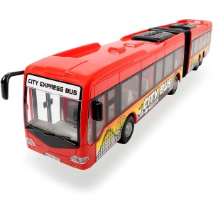 Bus articulé Dickie Toys par Simba City Express Rouge