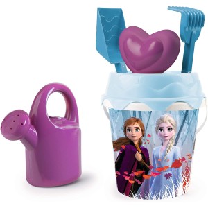 Smoby 862040 La Reine Des Neiges Seau Garni 5 Accessoires Jeu De Plage Jeu De Sable