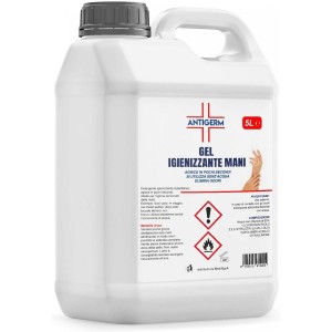 Gel Désinfectant Mains 65% Alcool Antigerm 5 Litres