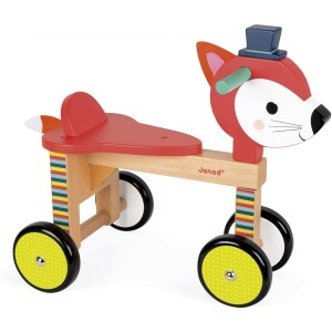 Porteur Renard Baby Forest Rouge Janod Rouge