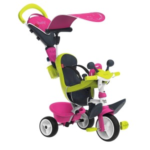 Smoby Tricycle évolutif Driver confort rose