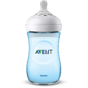 Biberon Avent Natural 260 ml Azzurro