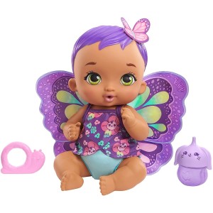 Mattel My Garden Baby Junior Poupée Violet Papillon