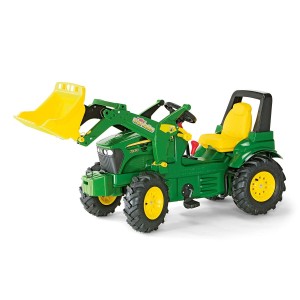 Rolly Toys Tracteur à pédales enfant Farmtrac John Deere pelle 