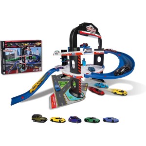 Piste Majorette par Simba Garage Urbain + 5 Voitures