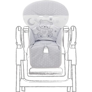 Housse de chaise haute Italbaby PVC Jolie grise