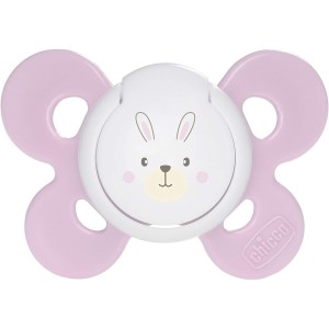 Sucette Chicco Physio Comfort Lapin Caoutchouc Rose 0-6m