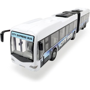 Bus articulé Dickie Toys par Simba City Express Blanc