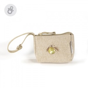Étui tétine Pasito a Pasito Sweet Tweed Beige