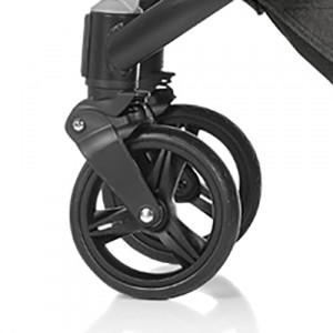 Ruota Anteriore Sinistra per Passeggino Brevi Ovo Nero