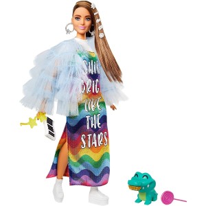 Barbie Extra Doll N.9 avec 15 Accessoires