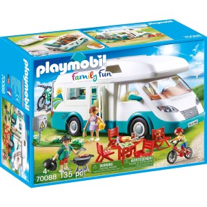 Playmobil Family Fun Caravane Multicolore