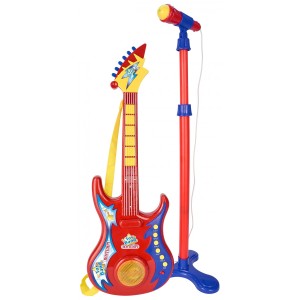 Guitare électronique avec microphone rock Bontempi