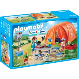 Playmobil Family Fun Camping Multicolore
