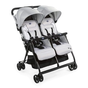Chicco Poussette Double Ohlala Twin Silver Cat