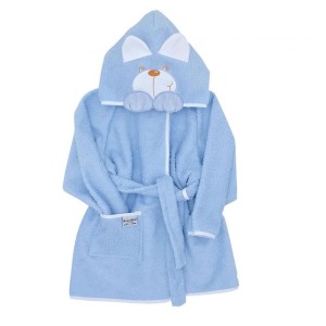 Peignoir avec manches Andy & Helen Taille M Ears Sky