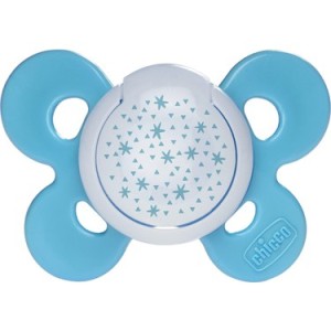 Sucette Chicco Physio Comfort Night Silicone Bleu Clair 16-36 m