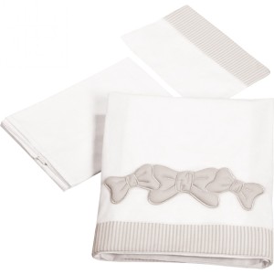 Drap de lit Billo et Pallina 3pcs Flocons de tourterelle