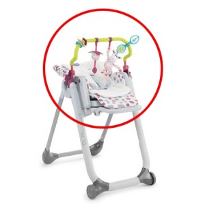 Chicco - Accessoire Pour Polly Progres 5 Barre De Jeu + Réducteur