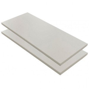 Set d'étagères Etagère pour armoire White Pali 2 pcs