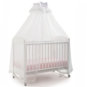 Boule Filè Velo Billo et Tulle Blanc