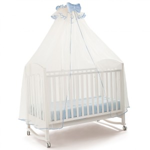 Voile Billo et Ball Tulle Blanc Sbiego Celeste