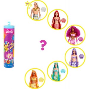 Poupée Barbie Sirène Color Reveal Surprise